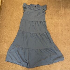 SHEIN Blue Midi Dress